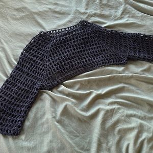 hand crocheted coverup